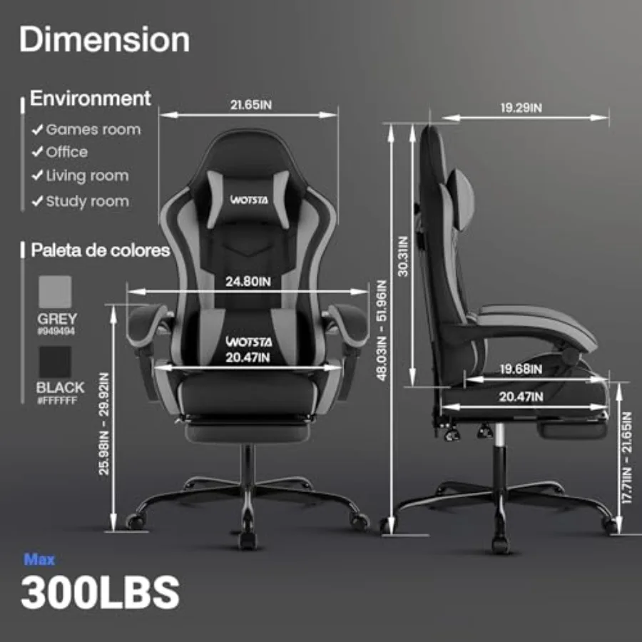 كرسي مكتب مريح للألعاب مع مسند - مراجعة Office Furniture وسعره